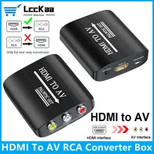 1080P HDMI-compatible To RCA AV Composite Converter Adapter HDMI To AV Audio Video Adapter HDMI2AV With USB Cable For HD TV BOX 