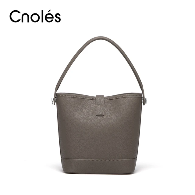 Cnoles Autumn Winter Grey Bucket Bag 5