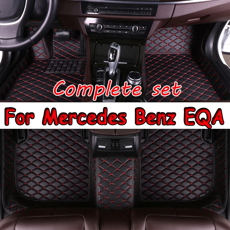 

Car Floor Mats For Mercedes Benz EQA 2022 Custom Auto Foot Pads Automobile Carpet Cover Interior Accessories