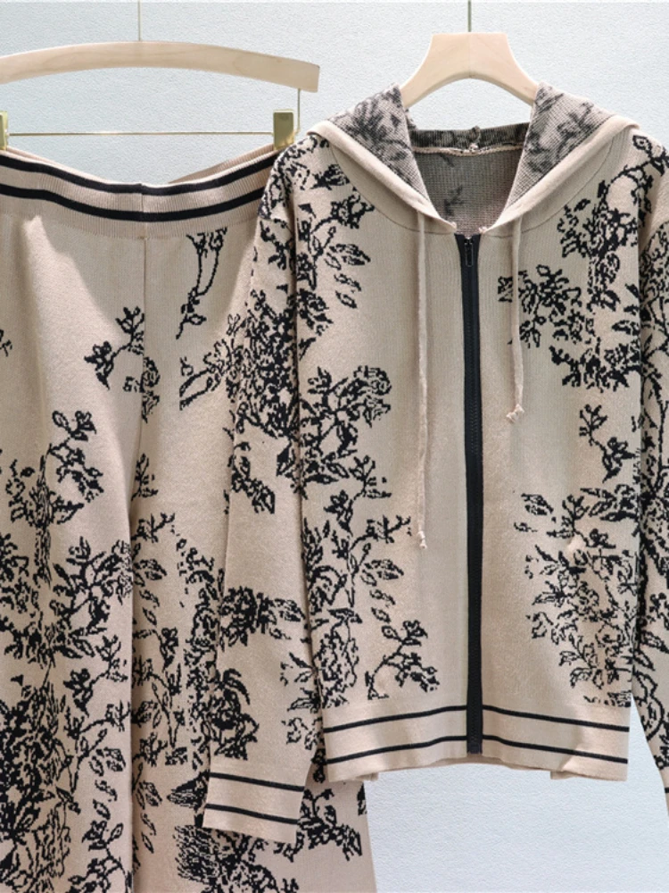 Женский трикотажный комплект из 2 предметов повседневная мусульманская куртка с