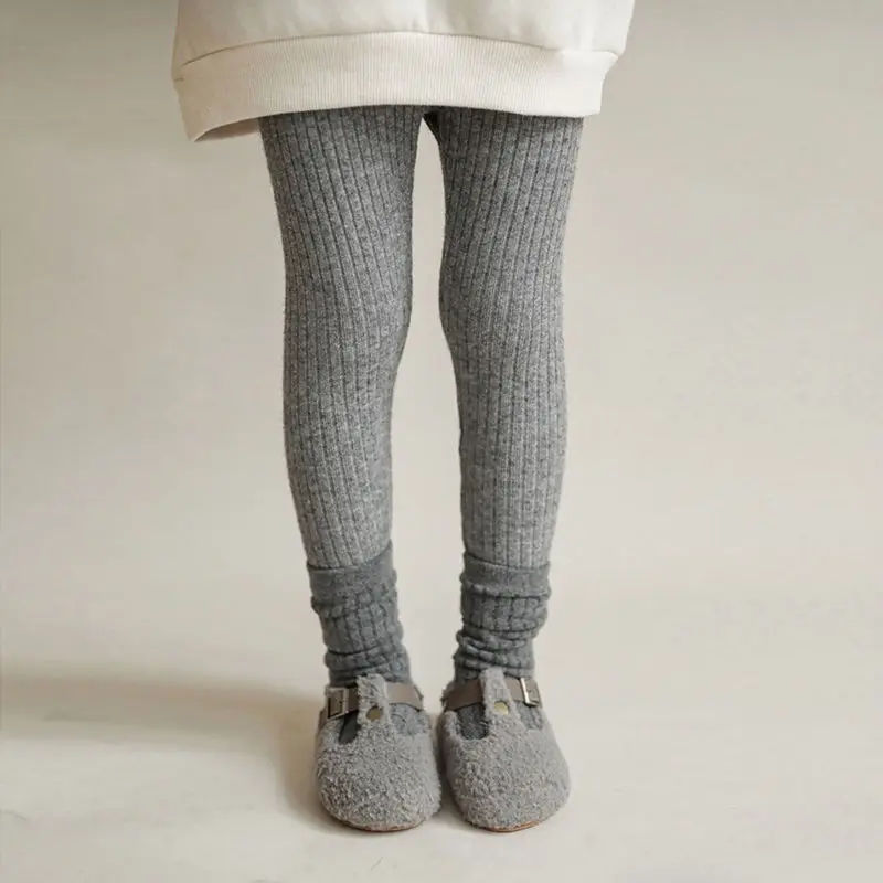 Girls' Autumn Winter Inner Fleece leggings Children's casual Leggings Girls' fashion thick warm skinny pants