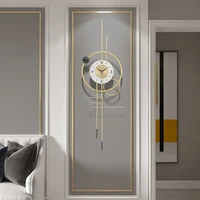 luxury clocks wall hanging living room nordic style digital wall clock metal paintings wall decor reloj de pared home design