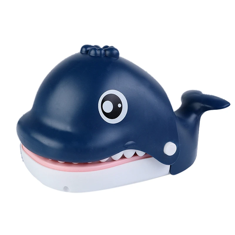 

Cute Playing Toy Whale Mouth Dentist Bite Finger Interactive Game Funny Gags Toy Children Gift