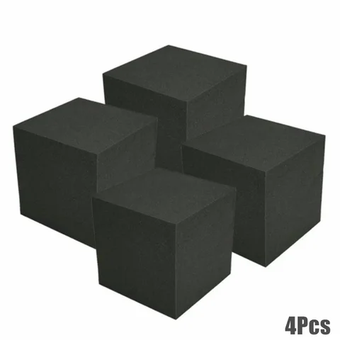 Угловые блоки, звукопоглощающие блоки из акустической пены, 4 цветов, 15x15x15 см