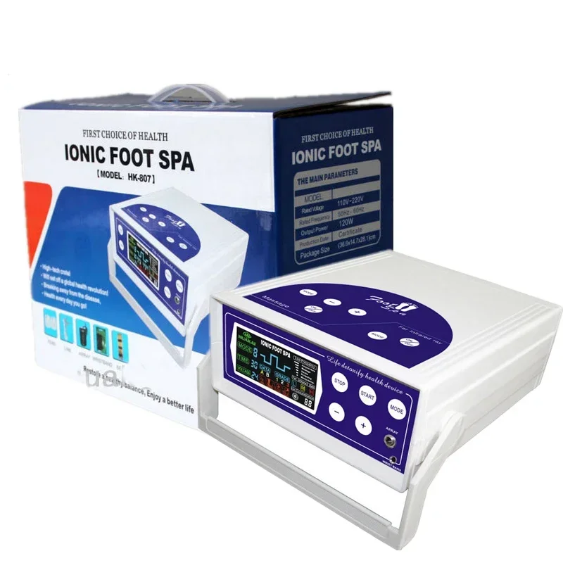 Машина для детоксикации ног с ЖК-дисплеем потеря веса бесплатной доставкой CE