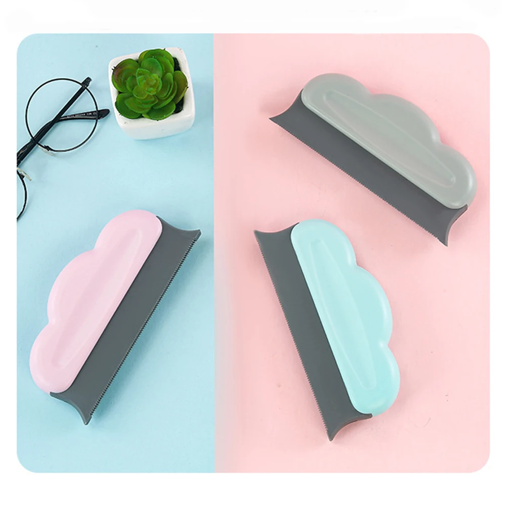 

Pet Hair Removal Brush for Cleaning Carpets Sofas Portable Lint Remover ABS Shaver Handy Easy to Clean 3 Colors pjop