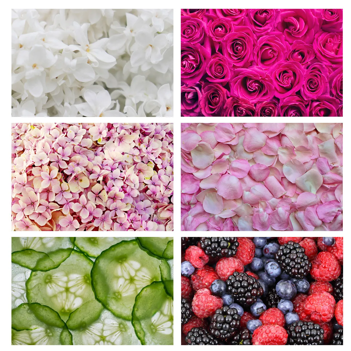 

Vinyl Photography Backdrop Fruit Flowers Background Photo Studio Props Cloth
