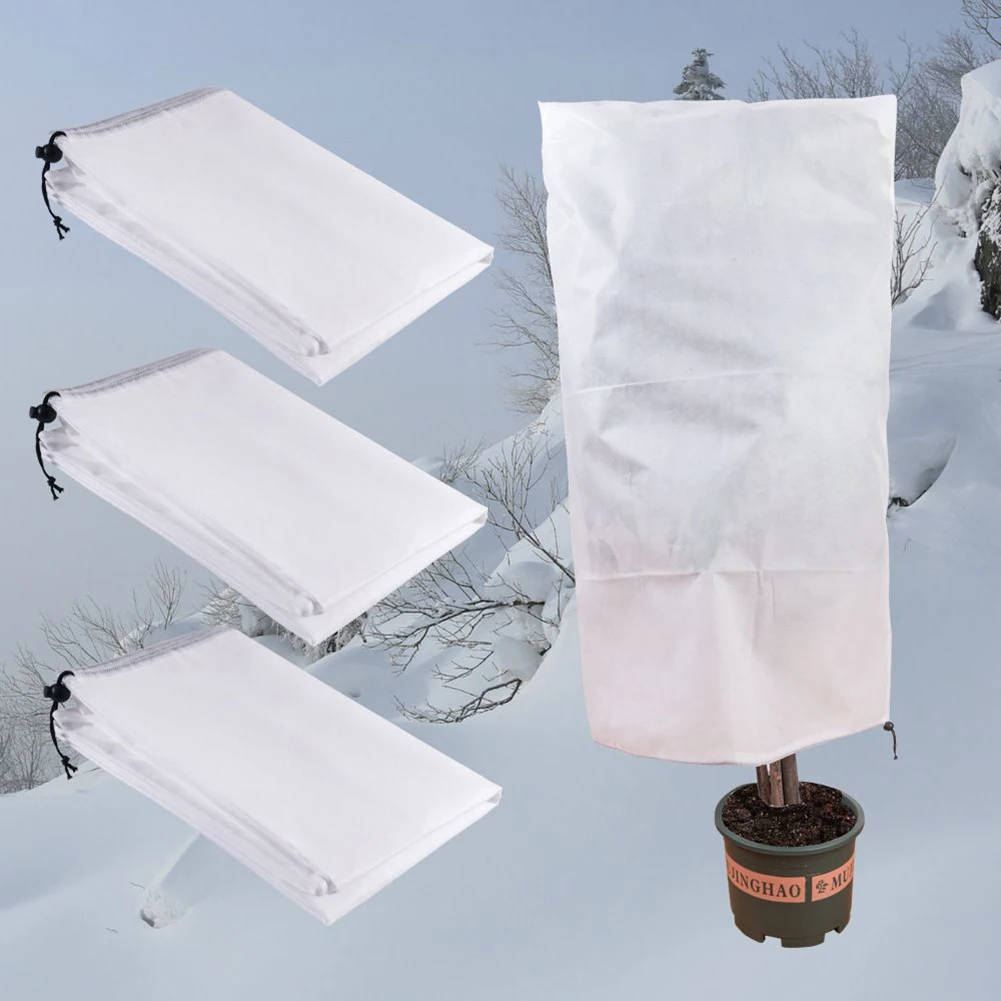 Чехлы от мороза растений для затягивания розовых кустов саженцев защиты