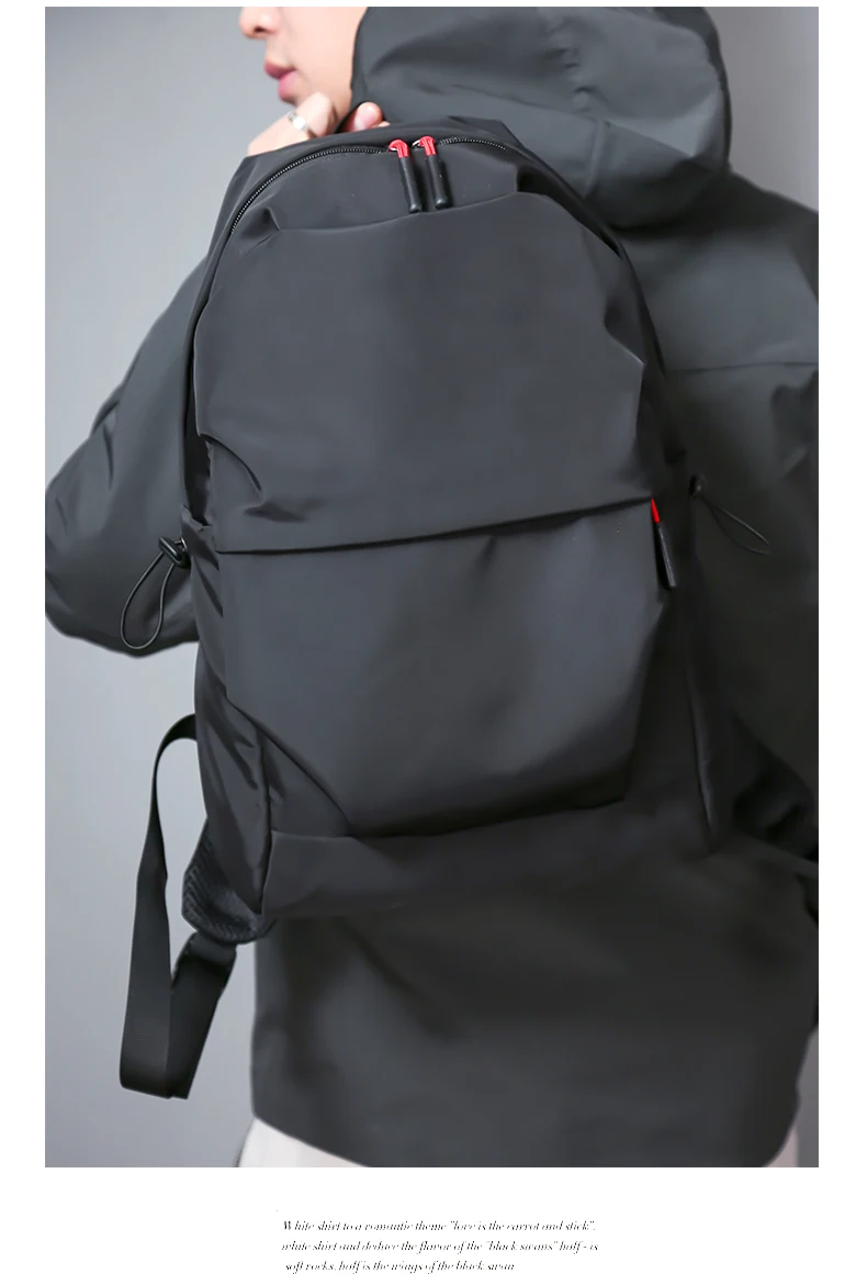 

New Waterproof Men Women Backpack 15.6 Inches Laptop Back Pack Large Capacity Stundet Backpacks Pleated Casual School Bags 2021