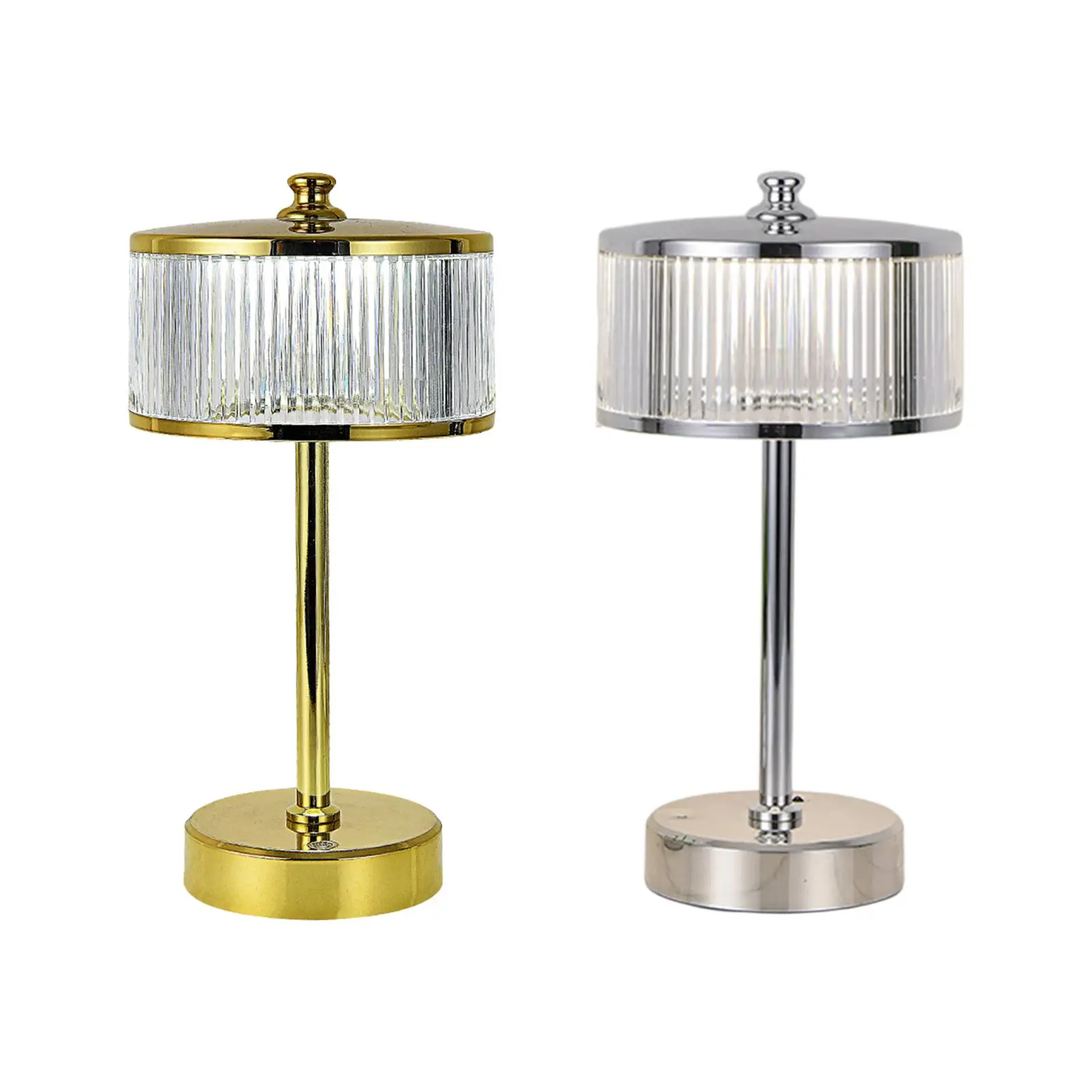 

Crystal Table Lamp, LED Dimmable Lighting Fixtures Bedside Lamps for Bedroom Bar Festivals