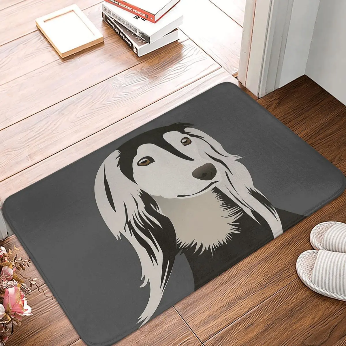 

Greyhound Dog Bath Mat Saluki Dog Doormat Kitchen Carpet Balcony Rug Home Decor