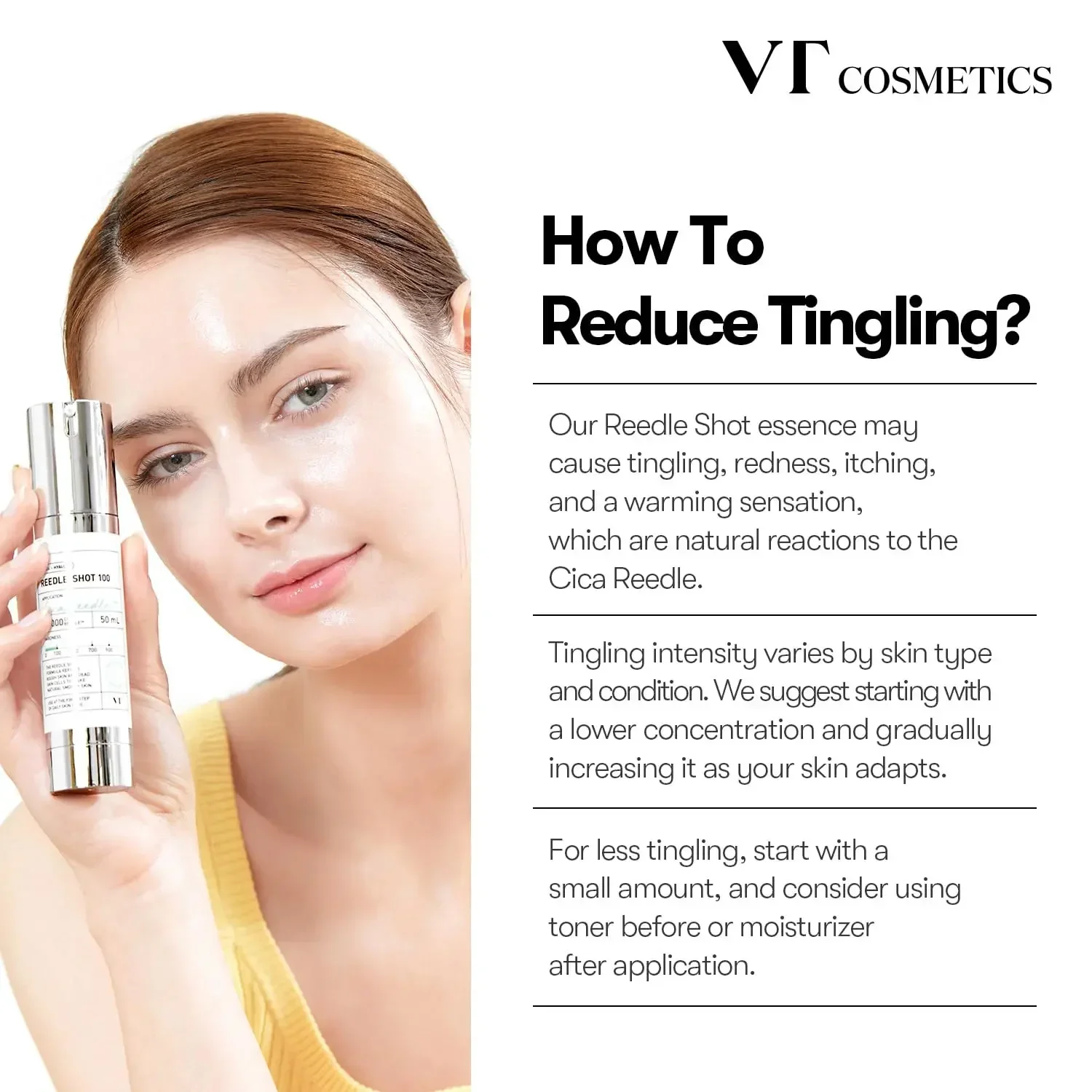 VT COSMETICS CICA Reedle Shot 100/300/700 Ежедневная сыворотка для лица