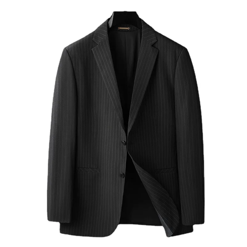 

New Arrival Fashion Casual Men's Spring Suepr Large Vertical Stripe Suit Coat Men Blazer Plus Size XL 2XL 3XL 4XL 5XL 6XL 7XL