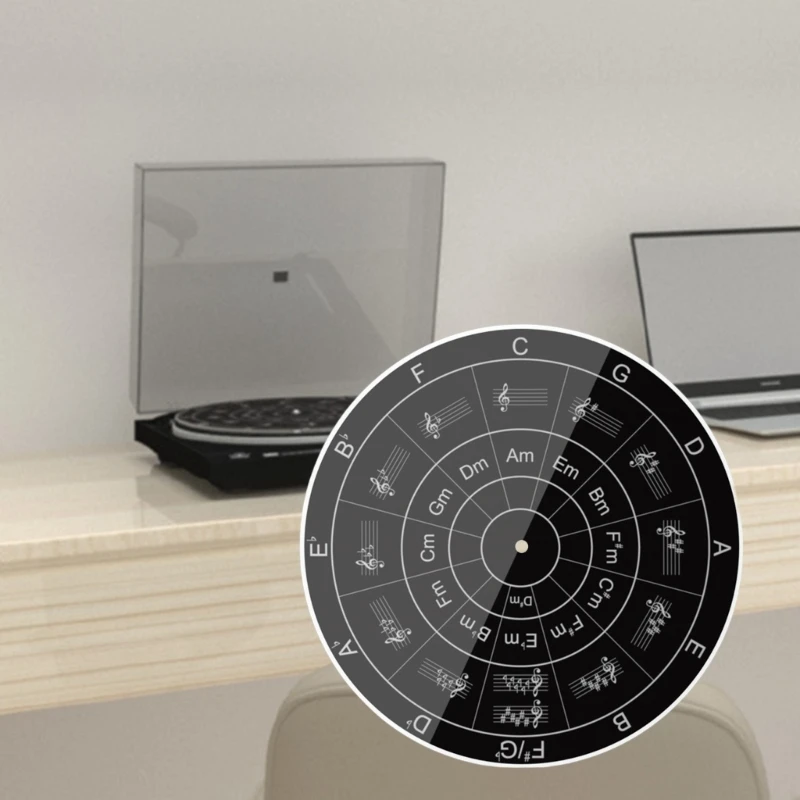 Прочный 11 4-дюймовый акриловый коврик для проигрывателя виниловых пластинок