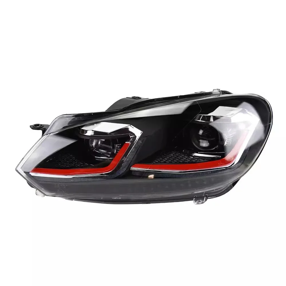 Автомобильные светодиодные фары в сборе для Volkswagen vw golf 6 DRL дневные ходовые огни