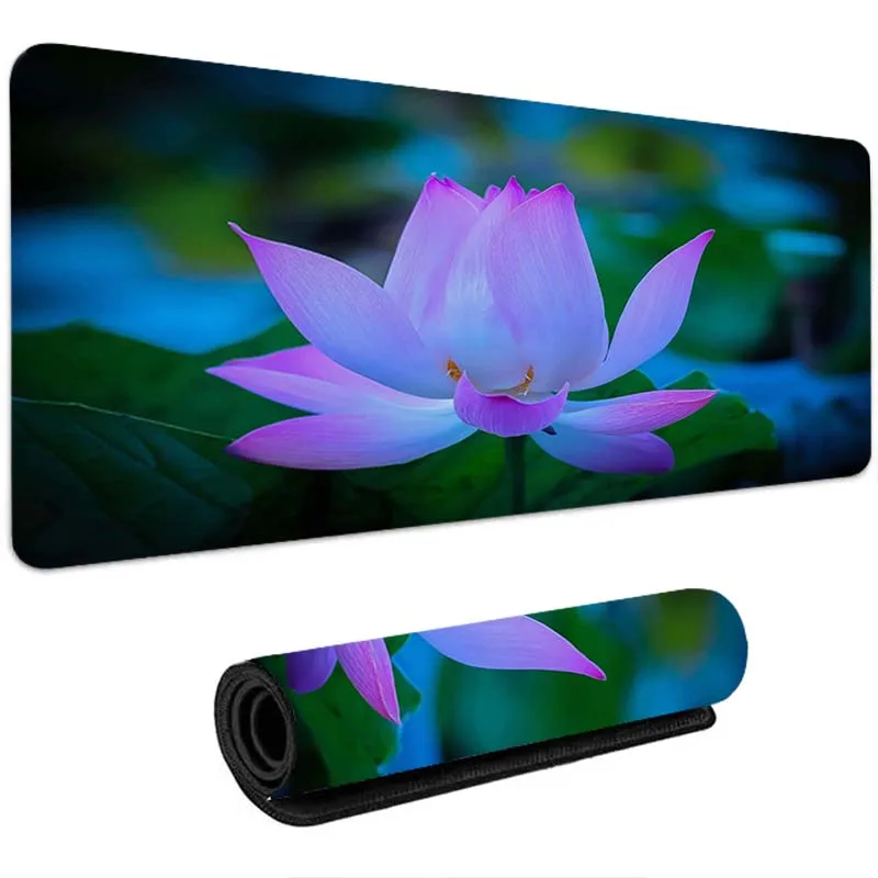 

Lotus Mouse Pad Large Table Mat Laptop Accessories Cute Mousepads Office Carpet Gamer Keyboard Mousepad Deskmat Gaming Desk Mats