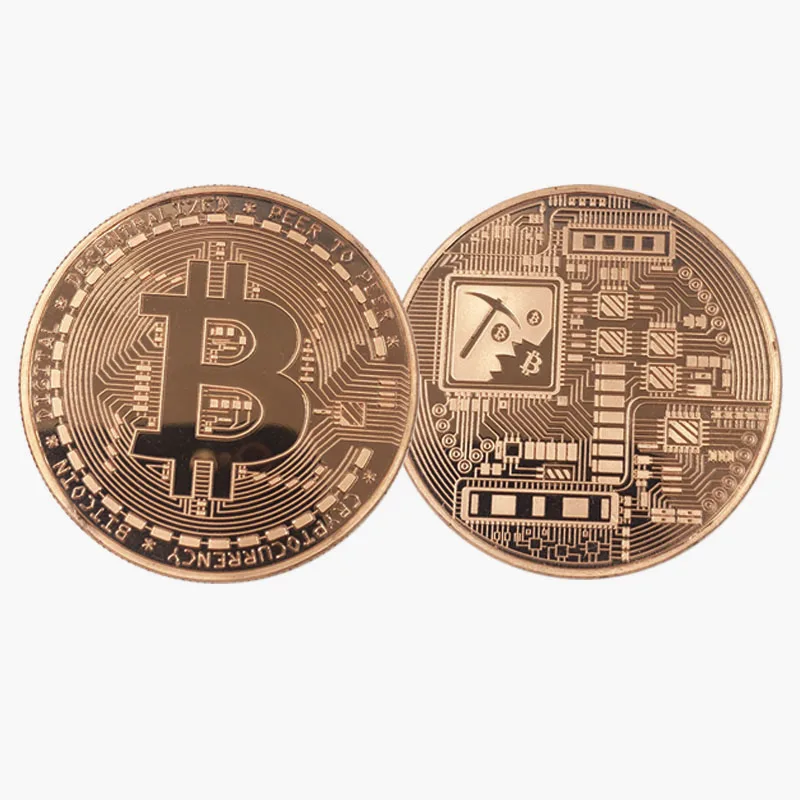 

Коллекционная позолоченная монета из металла