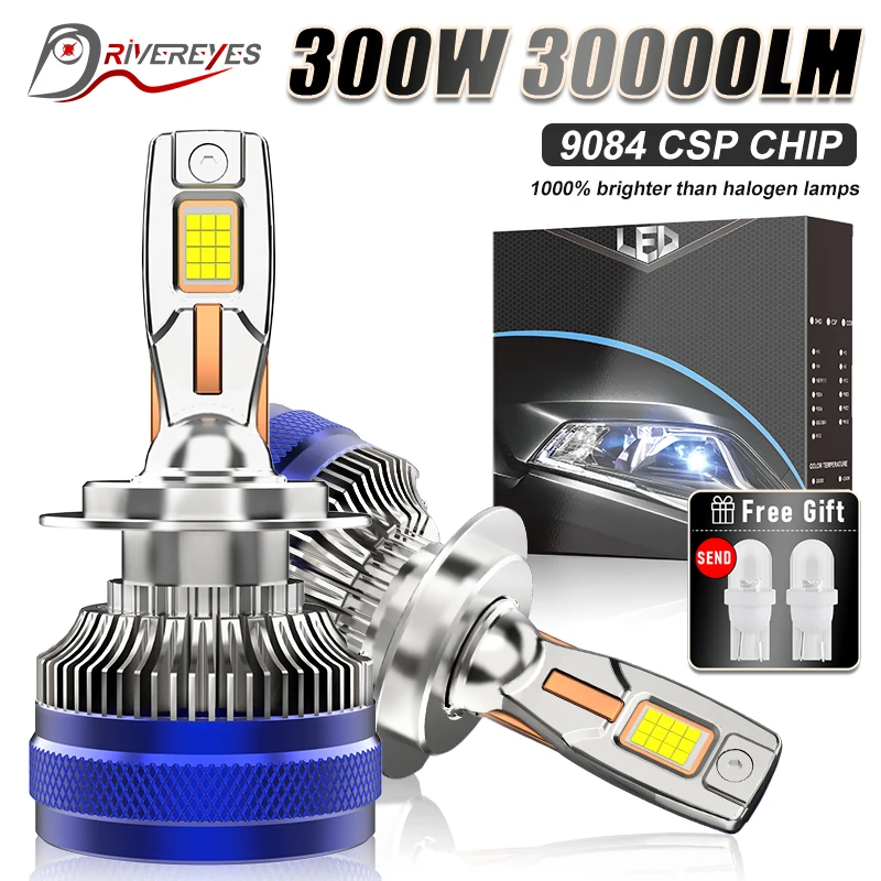 H4 LED H7 Светодиодная лампа для фар CANBUS CSP H1 H8 H9 H11 9005 HB3 9006 HB4 9012 HIR2 Высокомощный