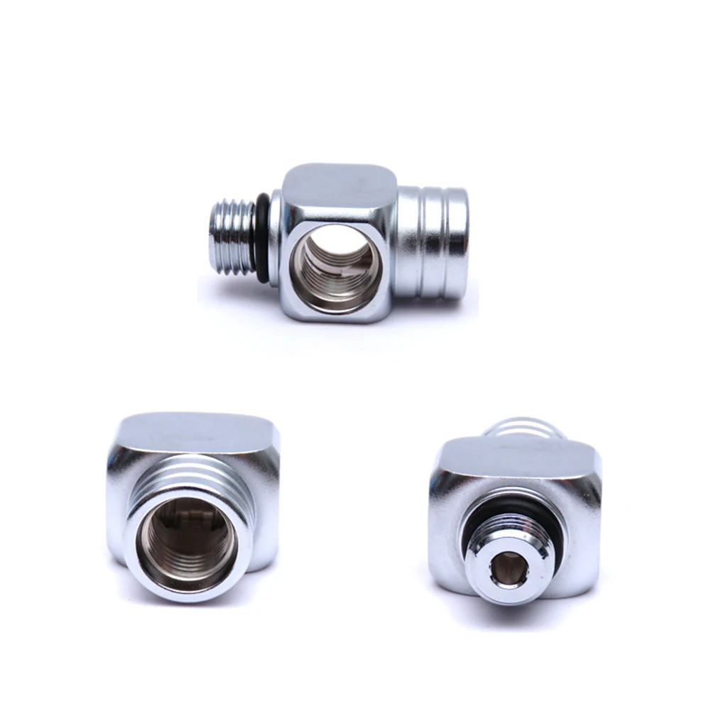 

High Press Hose Adaptor 36*22*17mm Accessories Brass With Cr Plating Scuba Diving Durable