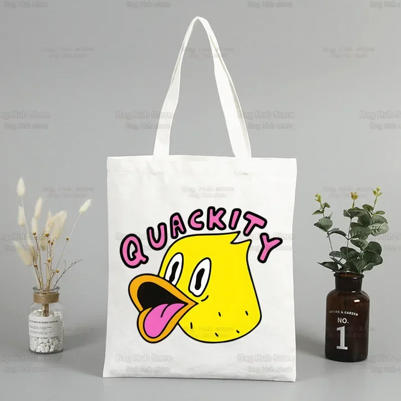 Сумка Quackity для супермаркета женщин и мужчин вместительная пляжная сумочка с