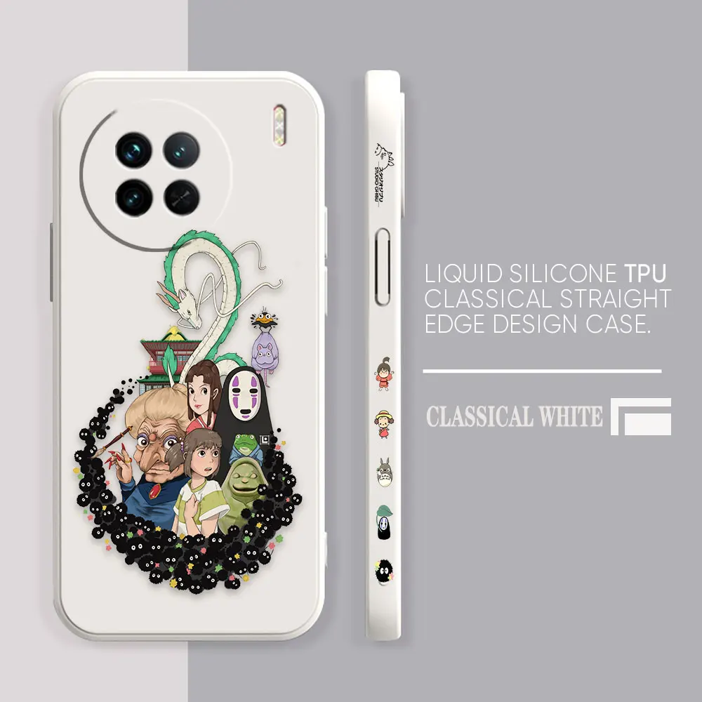 The Anime Spirited Away Phone Case For VIVO X21I X21S X23 X27 X30 X50 X60 X70 X80 X90 5G PRO PLUS Colour Case Funda Shell Capa