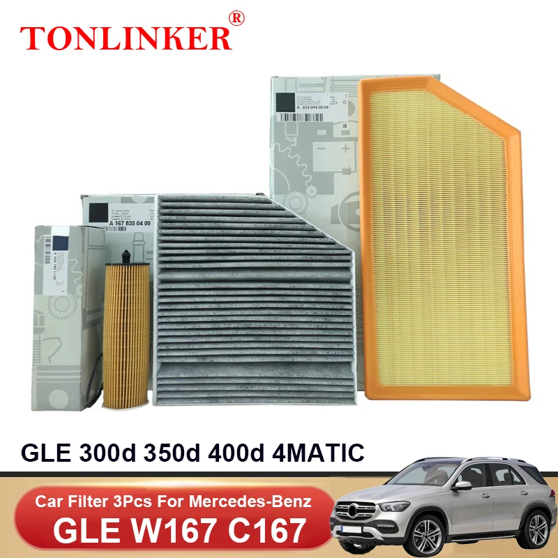 Oil Filter For Mercedes Benz Gle W167 C167 2019-2022 Gle 350d 300d 400d 4matic Sport Car Accessories