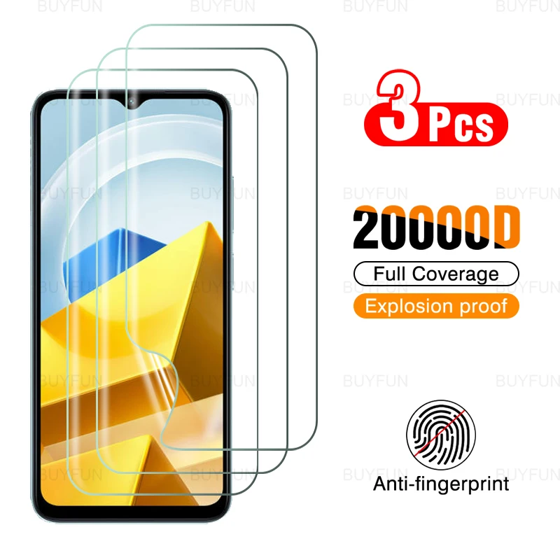 

Гидрогелевая пленка для Xiaomi Poco M5 4G, 3 шт., полное покрытие 6,58 дюйма, Передняя Защитная мягкая пленка для Poco M 5, Xiomi Poko Poxo M5