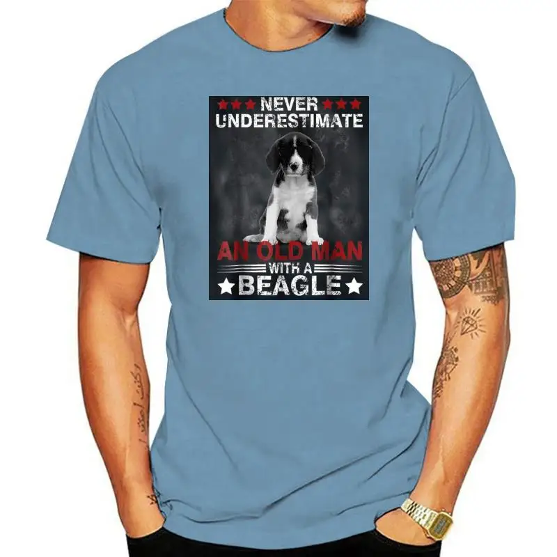 

Never Underestimate An Old Man - Beagle Dog Tshirt