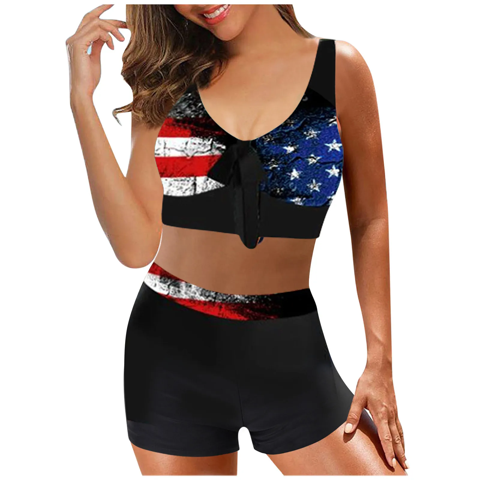 

Купальный комплект, цифровой купальник, женское бикини с разрезом, пляжная одежда с принтом, женский купальник для подростков, купальный ко...