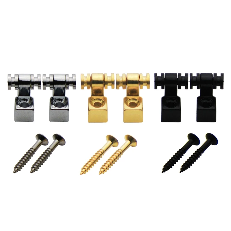 

2 Pcs Roller Guitar String Tree Guides Retainers with Mounting Screws