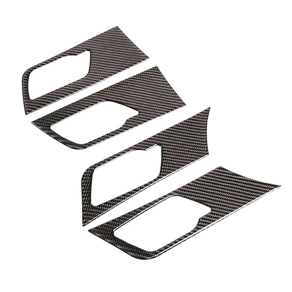 

Автомобильная внутренняя ручка из мягкого углеродного волокна, Внешняя рамка для Toyota Highlander 2009-2013