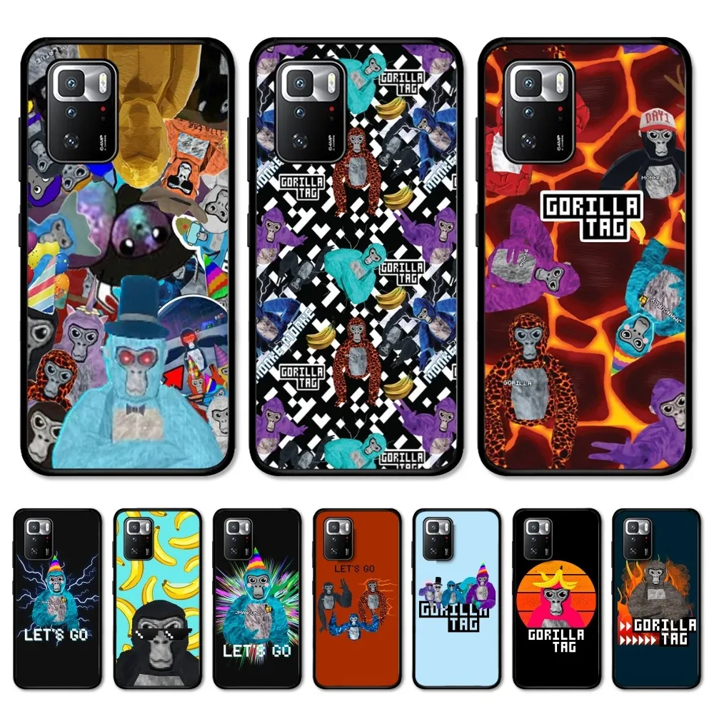 Gorilla Tag Jmancurly Monke Merch Phone Case For Redmi Note 4 X 5 A 6 7 8 T 9 9S 10 11 11S 11Epro Poco M3 Pro
