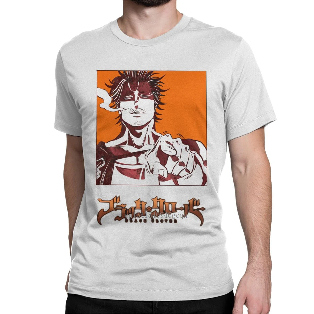 

Black Clover Yami T-Shirt Men Anime Japan Amazing Cotton Tee Shirt Round Collar Short Sleeve T Shirt Gift Tops