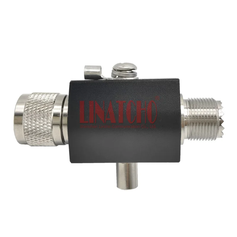 CA-35RS PL259 to SO239 UHF Two Way Radio Repeater Coaxial Lightning Outdoor Antenna Surge Protector