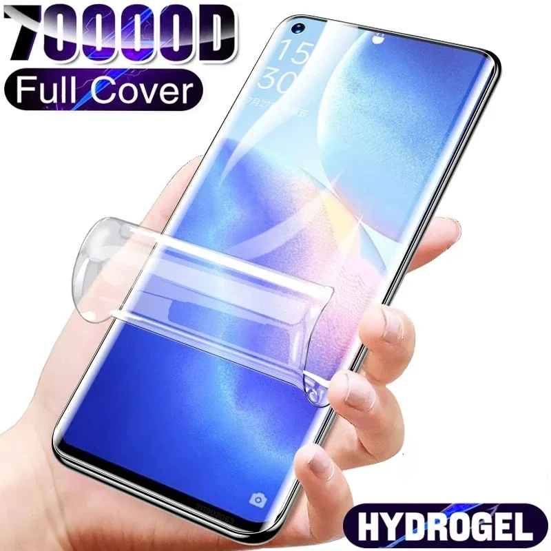 

999D Hydrogel Film For OPPO F9 F7 F3 F19S F19 F21 Pro Plus F23 Screen Protector For OPPO F17 Pro F15 F11 Pro Protective Film