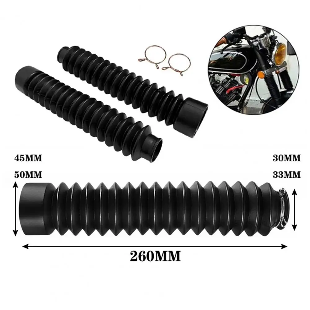 

Reliable Front Fork Dust Cover Universal Temperature-resistant Lightweight Front Fork Cover Motorcycle Accessories