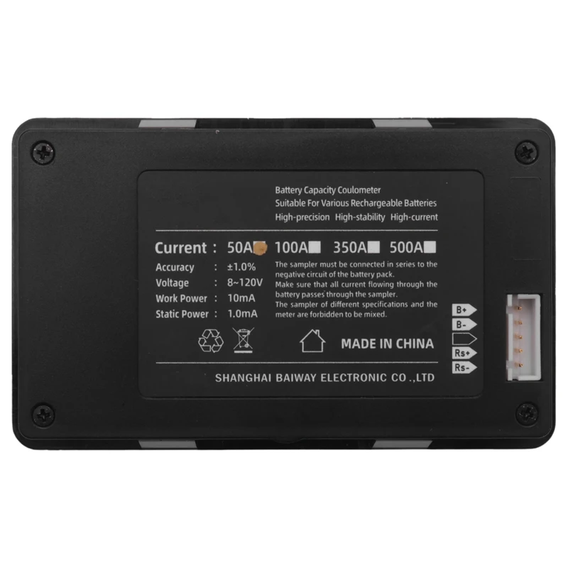 Тестер емкости аккумулятора TF03K-B измеритель напряжения с ЖК-дисплеем для