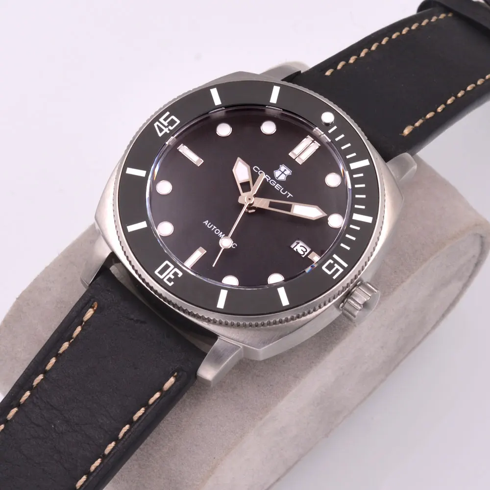 Часы Corgeut 42 мм водонепроницаемое сапфировое стекло 100 м NH35 автоматический