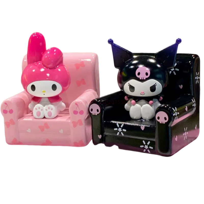 Sanrio семья сидет в серии ящиков для слепых кукол Hello Kitty Корица рулон дивана