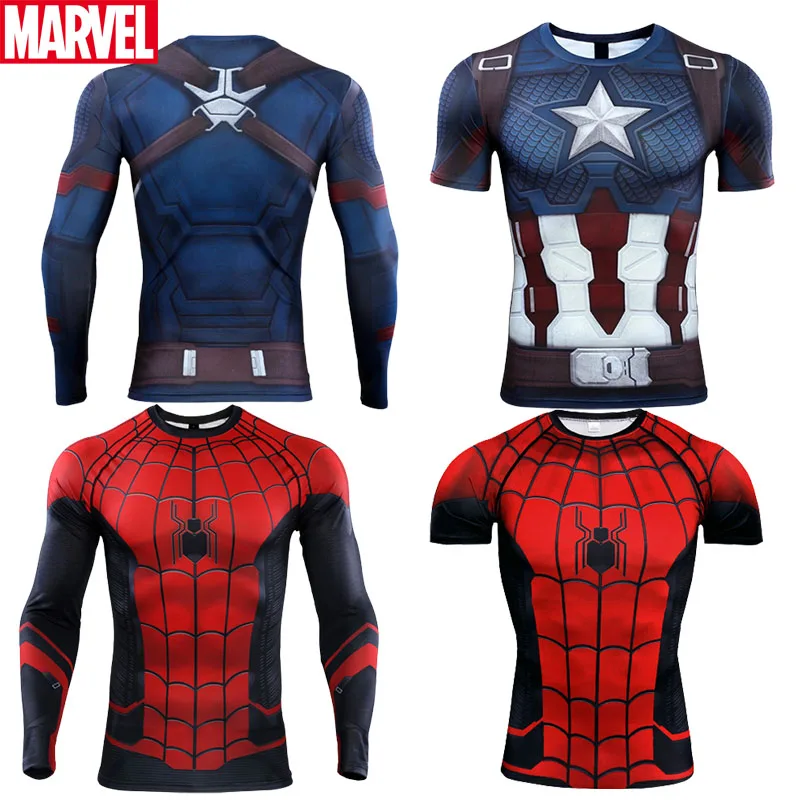 Футболка с длинным рукавом и изображением героев мультфильма Капитан Америка |