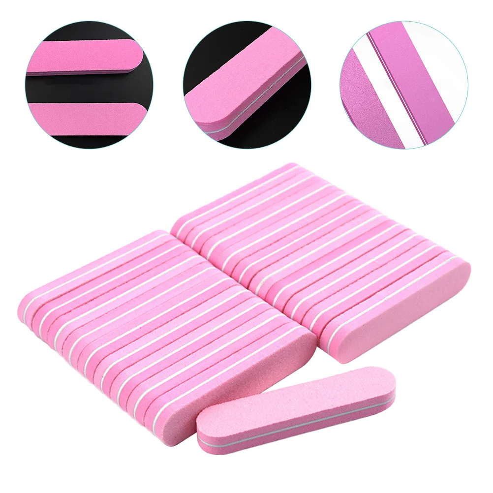 

20 Pcs Mini Nail File Files Nails Care Bulk Disposable Major Sponge Buffer Tool Small Fingernail Nursing