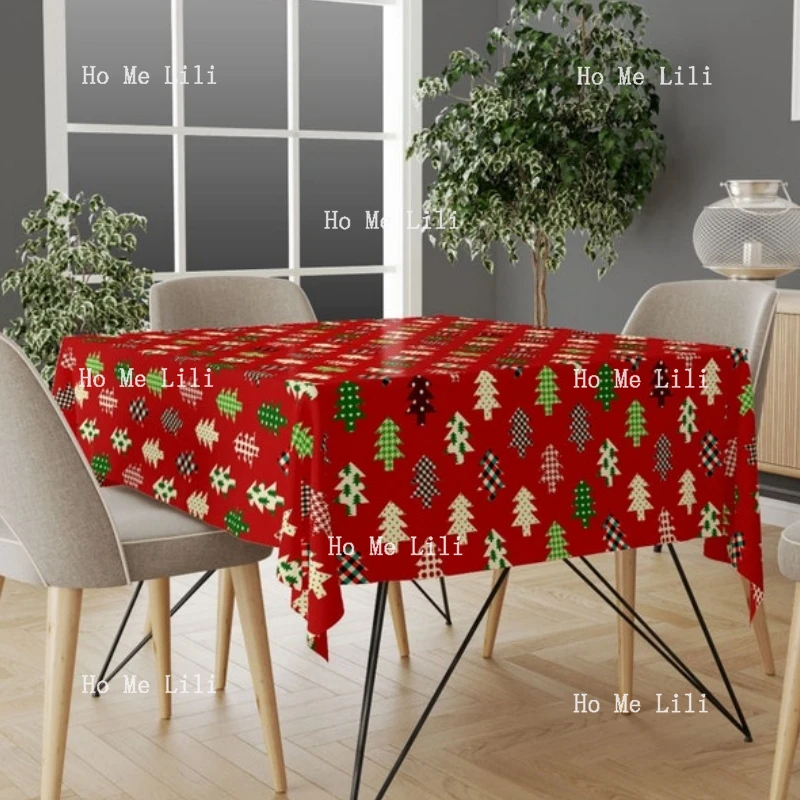 Рождественская скатерть Рождественский кухонный декор елка Скатерть подарок