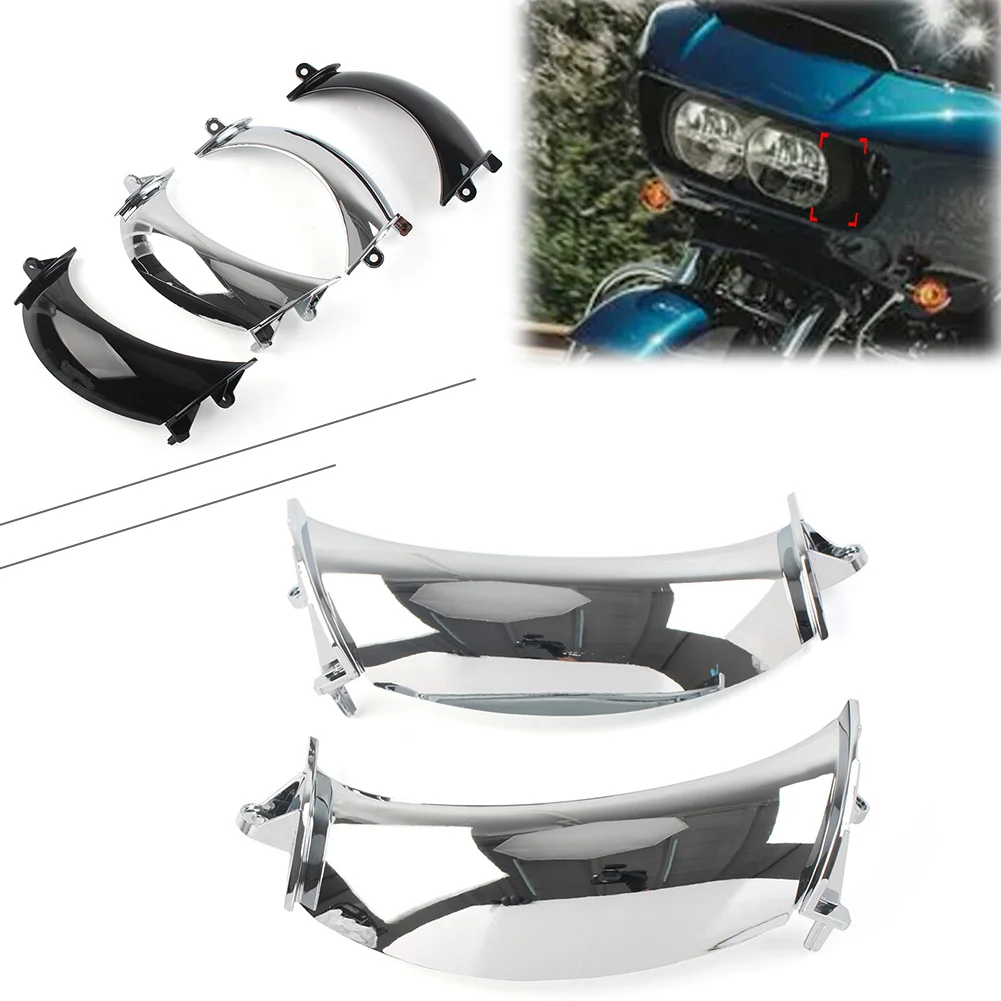 

Motorcycle Front Headlight Headlamp Fairing Vent Cover Decoration For Harley Davidson Road Glide FLTRX 2015-2023