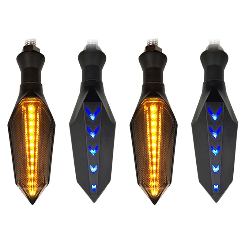 

4 шт., водонепроницаемый светодиодный индикатор поворота мотоцикла