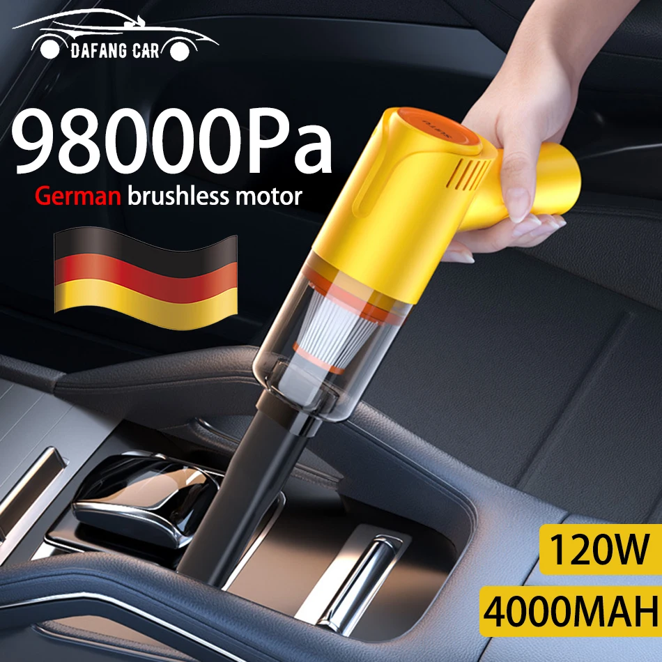 

Беспроводной автомобильный мини-пылесос, 98000 Па