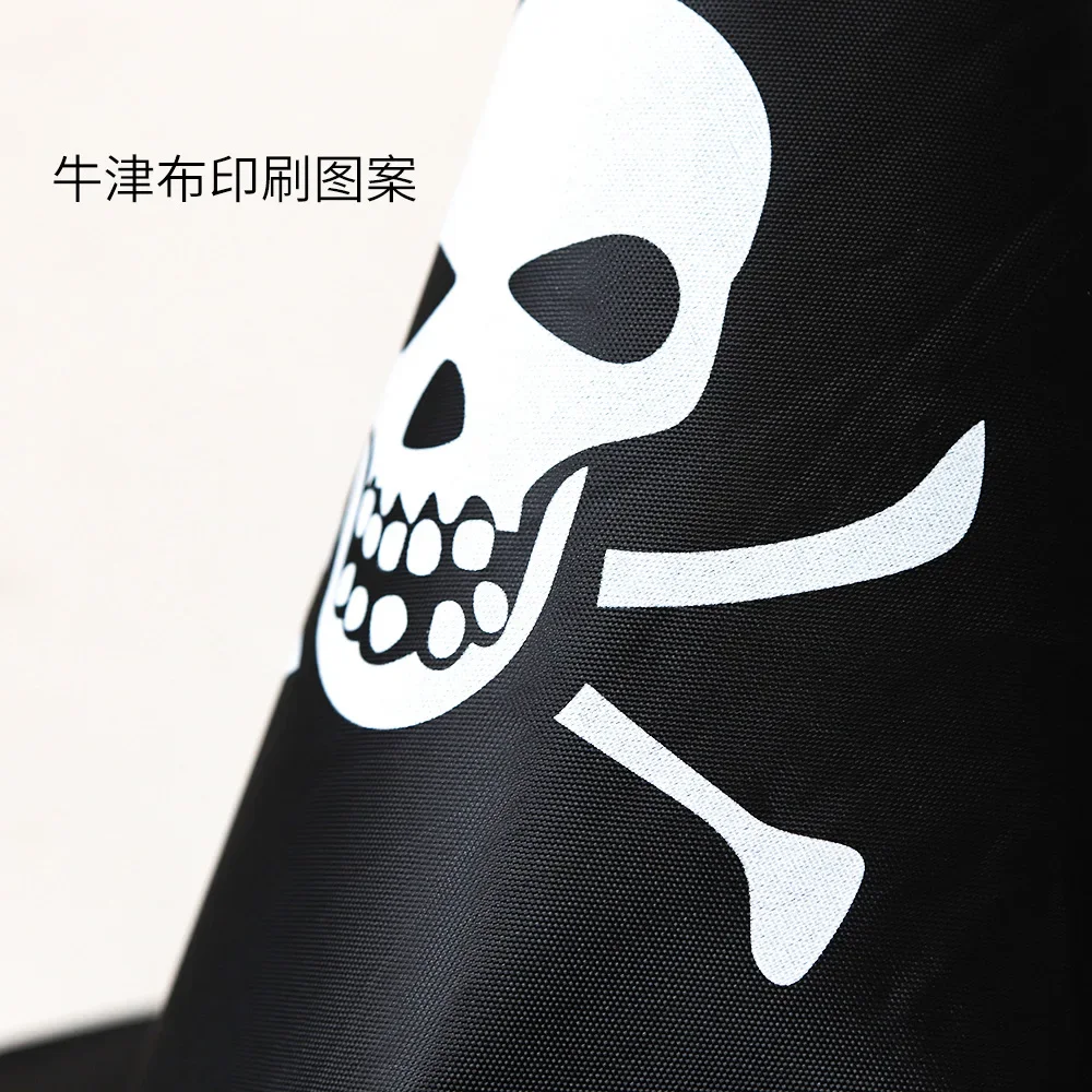 Шляпа для Хэллоуина из черной ткани Оксфорд шляпа ведьмы Волшебная с принтом