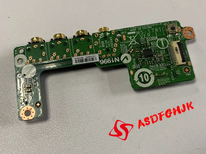 Оригинал для MSI GT72 2QE Dominator Pro Audio Sound SD Kartenleser Board MS-1781C TESED OK Бесплатная доставка