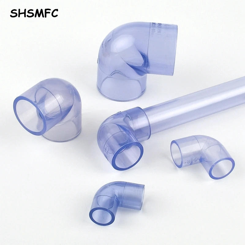 

SHSMFC Прозрачный синий соединитель ПВХ 16 20 25 32 40 50 мм