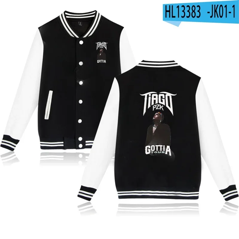 Бейсбольная куртка Rapper Tiago pzk Gotti куртка-бомбер для мужчин и женщин верхняя одежда