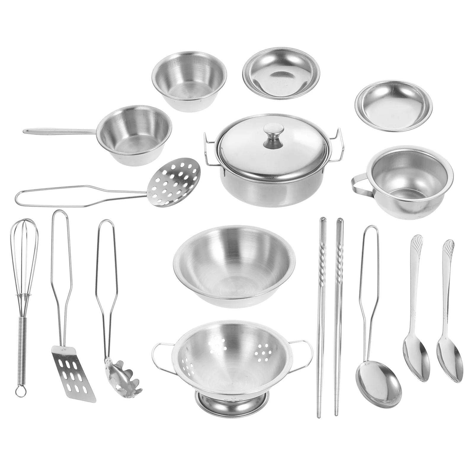 

1 Набор/16 шт., столовые приборы из нержавеющей стали